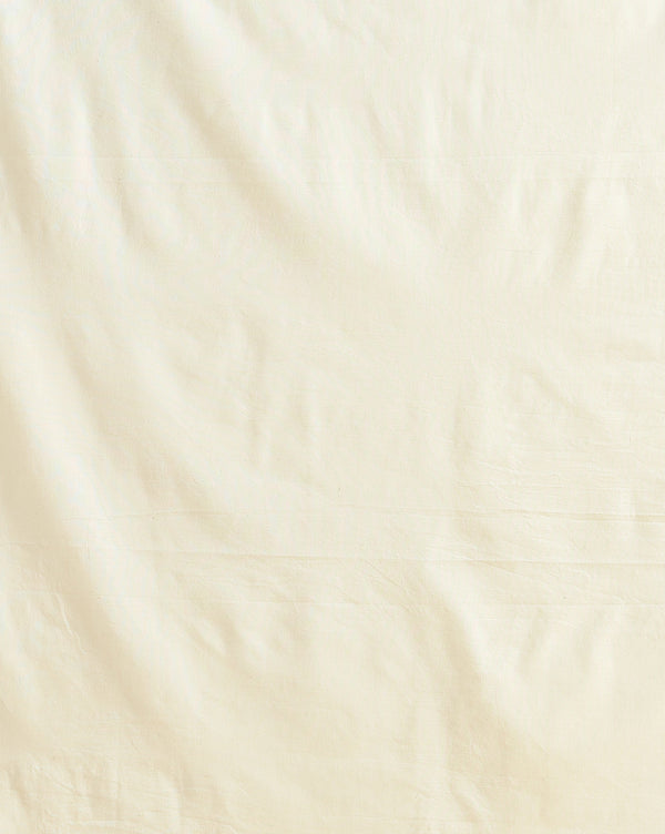 Gulmohar Embroidered Pure Linen Off White Suit