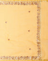 Gilded Grace Kota Cotton Gota Patti Yellow Saree