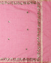 Gilded Grace Kota Cotton Gota Patti Pink Saree