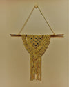 Macrame Yellow Wall Hanging Show Piece