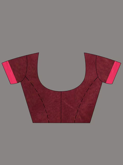 Nirmal Pure Khadi Cotton Sequin Saree Olive Green