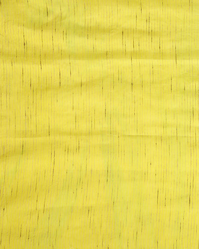 Splendid Katan Silk Yellow Madhubani Suit (T+B+D)