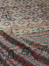 Indiehaat | Chanderi Silk Ajrakh Print Saree Black