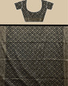 Indiehaat | Banarasi Georgette Silk Saree Black