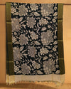 Indiehaat |Bangalori Handpainted Black Dupatta