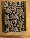 Indiehaat |Bangalori Handpainted Black Dupatta
