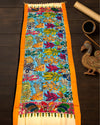 Indiehaat | Mangalagiri Handpainted Dupatta Multicolor