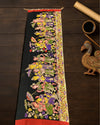 Indiehaat | Mangalagiri Handpainted Dupatta Black