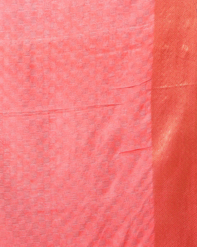 Indiehaat | Dupion Silk Hand Dyed Saree Red