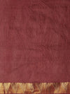 Indiehaat | Hand Dyed Kota Silk Saree Brown