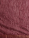 Indiehaat | Hand Dyed Kota Silk Zari Striped Saree Brown