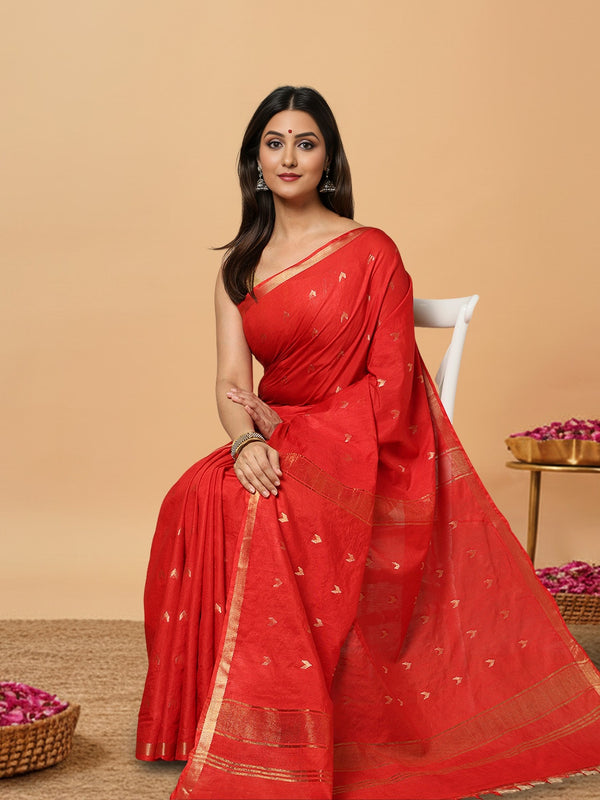 Mridula Kota Silk Saree Red