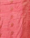 Indiehaat | Kota Silk Hand Dyed Jacquard Saree Brown