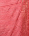 Indiehaat | Kota Silk Hand Dyed Jacquard Saree Brown