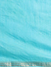 Indiehaat | Hand Dyed Kota Banarasi Silk Saree Blue