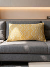 Indiehaat | Pure Cotton Jaquard Pillow Cover Yellow