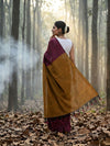 Indiehaat | Hand Dyed Khadi Cotton Saree Red