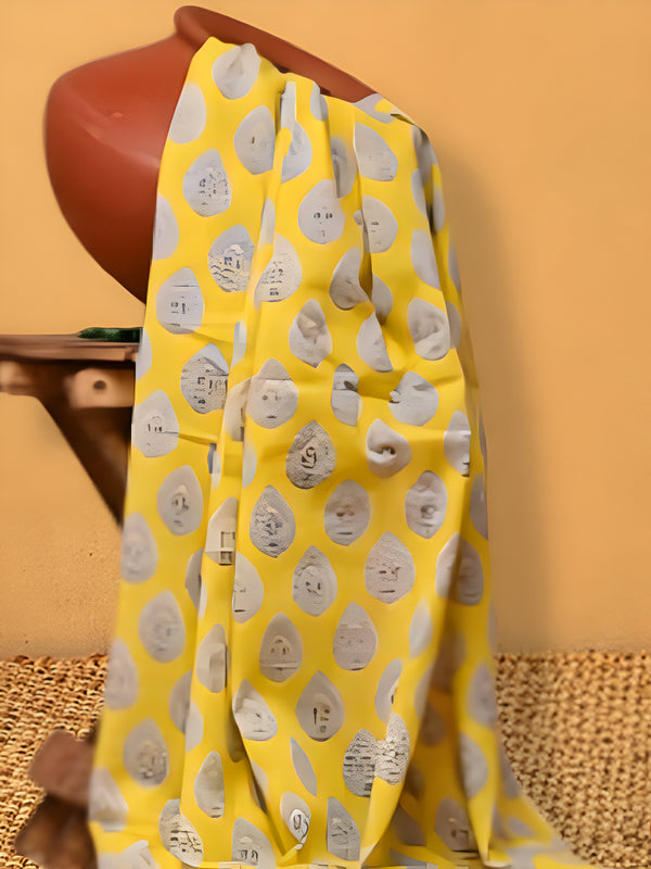 Indiehaat | Hand Dyed Khadi Cotton Saree Multicolor