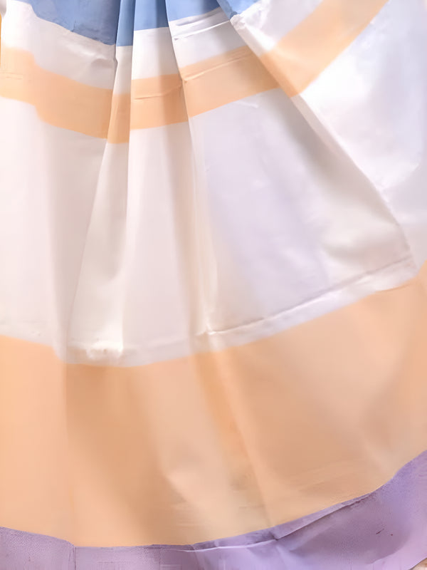 Indiehaat | Hand Dyed Khadi Cotton Saree Purple