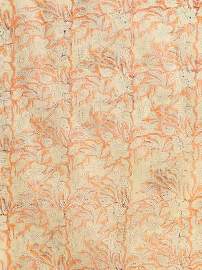 Indiehaat | Pure Kota Doria Blockprint Suit Yellow