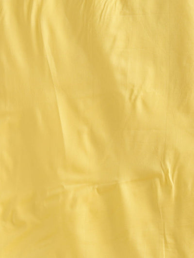 Indiehaat | Pure Kota Doria Blockprint Suit Yellow