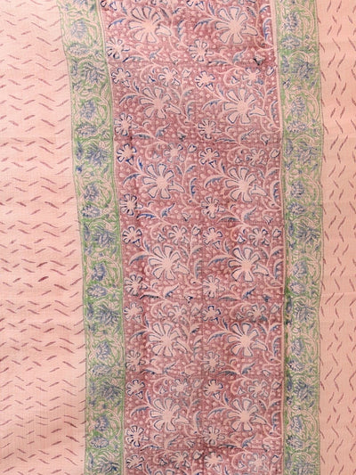 Indiehaat | Pure Kota Doria Blockprint Suit Purple