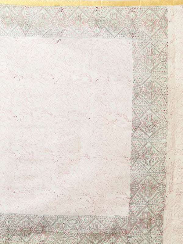 Indiehaat | Pure Kota Doria Blockprint Suit Multicolor