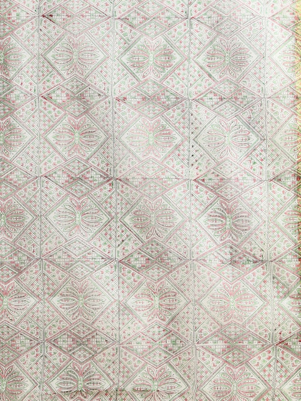 Indiehaat | Pure Kota Doria Blockprint Suit Multicolor