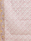 Indiehaat | Pure Kota Doria Blockprint Suit Pink