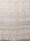 Indiehaat | Kota Doria Hand Block Print Multicolor Saree