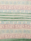 Indiehaat | Kota Doria Hand Block Print Multicolor Saree