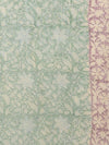 Indiehaat | Kota Doria Hand Block Print Multicolor Saree