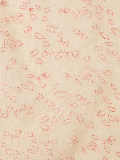 Indiehaat | Kota Doria Hand Block Print Multicolor Saree