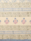 Indiehaat | Kota Doria Hand Block Print Multicolor Saree