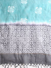 Indiehaat | Kota Doria Hand Wax Batik Suit Blue