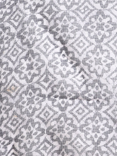 Indiehaat | Kota Doria Hand Wax Batik Suit Blue