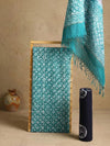 Indiehaat | Kota Doria Hand Wax Batik Suit Green