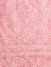 Indiehaat | Kota Doria Hand Wax Batik Suit Red