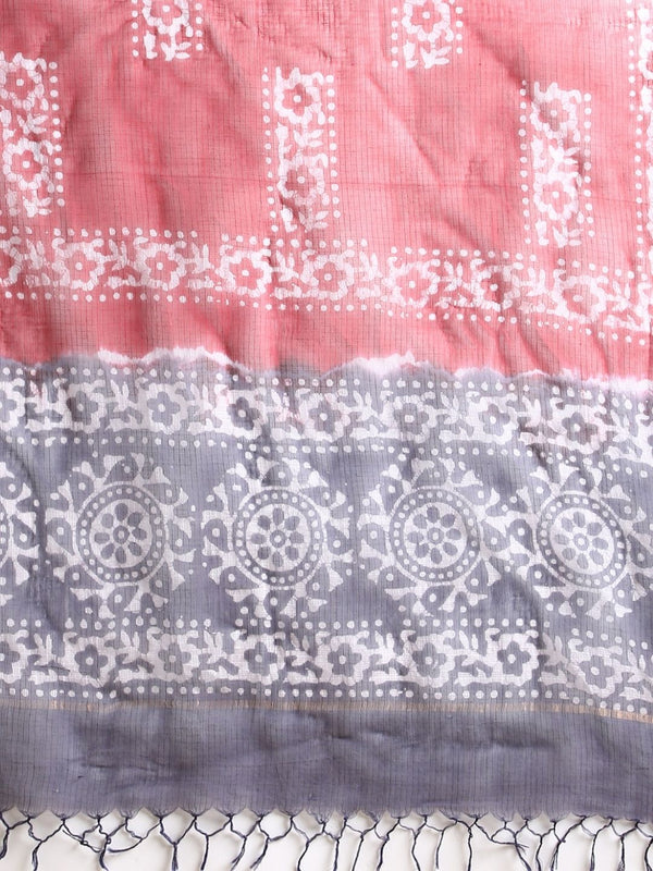 Indiehaat | Kota Doria Hand Wax Batik Suit Blue