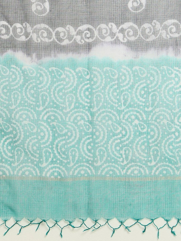 Indiehaat | Kota Doria Hand Wax Batik Suit Green