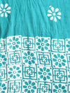 Indiehaat | Pure Mul Cotton Hand Wax Batik Suit Blue