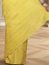 Silkmark Ghicha Tussar Effulgent Yellow Saree