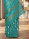 Eri Silk Rama Green Saree Handcrafted