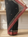 Gilded Grace Kota Cotton Gota Patti Saree Black