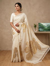 Hawa Hawai Pure Mul Cotton Handloom Saree White