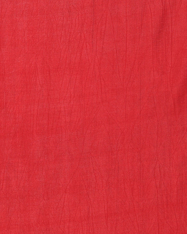 Indiehaat | Kashmiri Silk Printed Saree White & Red