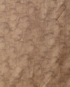 Indiehaat | Kashmiri Silk Printed Saree Beige & Brown