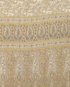 Indiehaat | Kashmiri Silk Printed Saree Olive & Brown