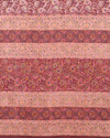 Indiehaat | Kashmiri Silk Printed Saree Maroon & Burgundy