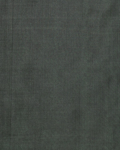 Indiehaat | Kashmiri Silk Printed Saree Dark Green & Black